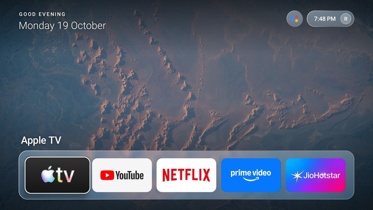 Lucerra home screen