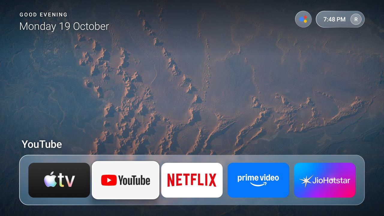 Lucerra home, YouTube focused