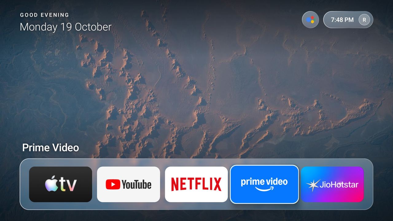 Lucerra home, Prime Video focused